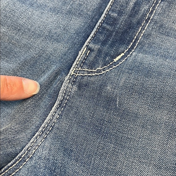 New L’Agence Marty High Rise Flare Jeans Hanson Blue Long Sz 25 - Picture 11 of 11